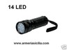 TORCIA A 14 LED KONUS LIGHT MAGLITE 2 FUNZIONI LAMPADA COLORE NERO CON FODERO