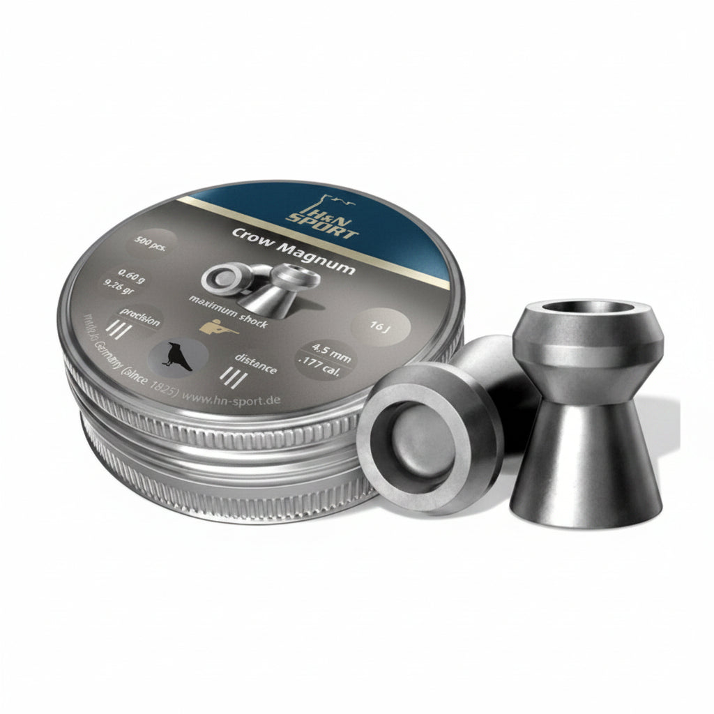 H&N Crow Magnum punta cava estesa sezione deformazione all'impatto