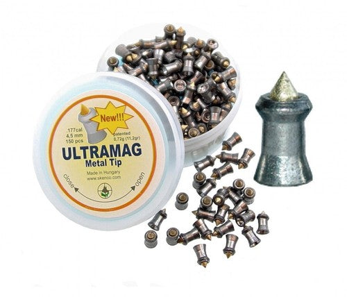 Piombini 4.5mm Skenco ultramag pallini pellets carabina aria compressa plombs