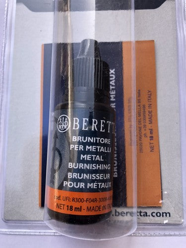 Brunitore Freddo Beretta Acciaio Armi Nero restauro fai da te metallo 25ml