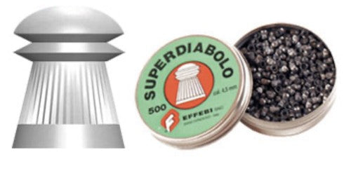 4.5 177 pellets superdiabolo effebi air rifle airguns