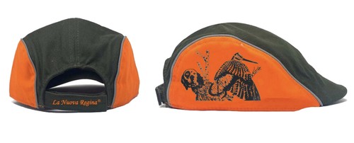 Hunting hat with setter and woodcock embroidery, one size, adjustable 