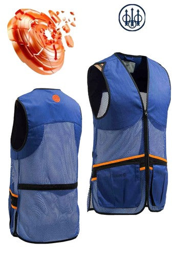 Gilet Beretta Full Mesh in rete unisex ambidestro compak trap sporting sport