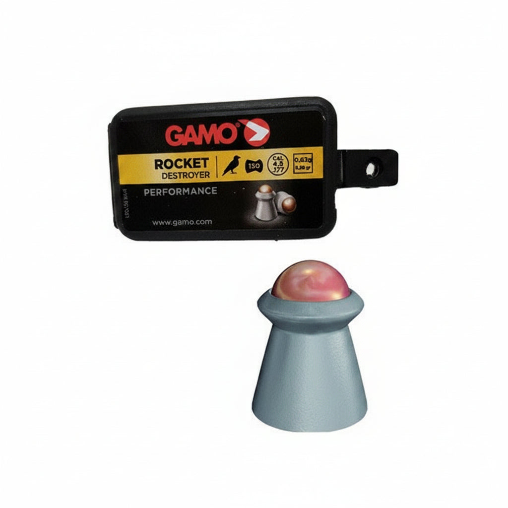 Piombini Gamo Rocket 4.5mm 150pz nucleo ramato alta penetrazione caccia