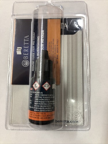 Beretta cold burnisher for steel weapons, black color, DIY burnishing 