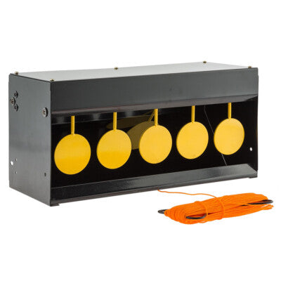 Bersaglio metallico Gamo 5 Target Diabolo Piombini 4.5 pellets paintball softair