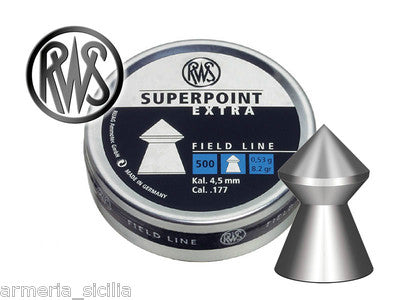 pallini 4.5 rws superpoint extra piombini aria compressa co2 pellets balines