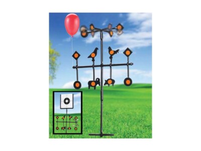 Bersaglio Gamo Spinner Deluxe Metallico Rotante per Carabina Aria Compressa co2