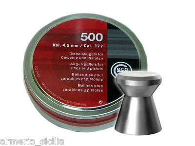 Piombini 4.5mm Geco diabolo pellets per carabina aria compressa plombs airgun