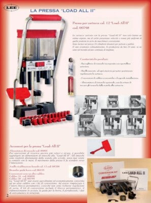 Pressa Ricarica Lee Precision Load All II Calibro 12 Cartucce Caccia 90011