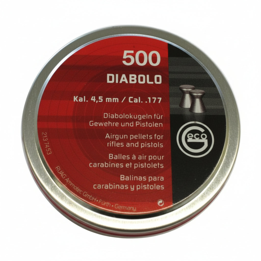 Geco Diabolo testa piatta 0.45g diametro 4.50mm lunghezza 5.20mm