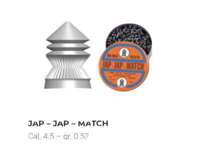 PIOMBINI 4.5 177 JAP JAP MATCH EFFEBI DIABOLO CARABINA ARIA COMPRESSA AIRGUN