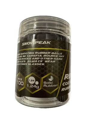 Palle in gomma cal. 50 per pistola hdr50 t4e chiappa blauoptik fionda paintball