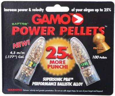 Piombini 4.5mm 177 Gamo raptor pallini aria compressa pellets co2 airgun
