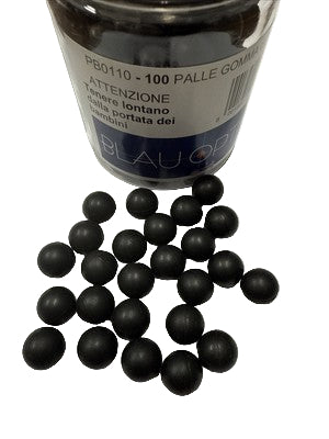 Palle in gomma cal. 50 per pistola hdr50 t4e chiappa blauoptik fionda paintball