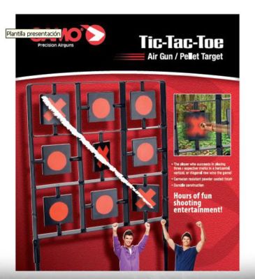 Bersaglio metallico tris gamo per piombini pellets airgun paintball fionda sport