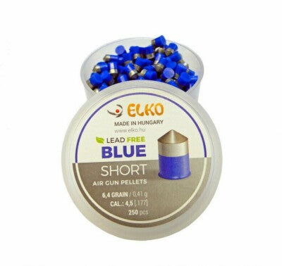 Piombini 4.5mm elko blue short pellets acciaio pistola co2 diabolo aria compressa