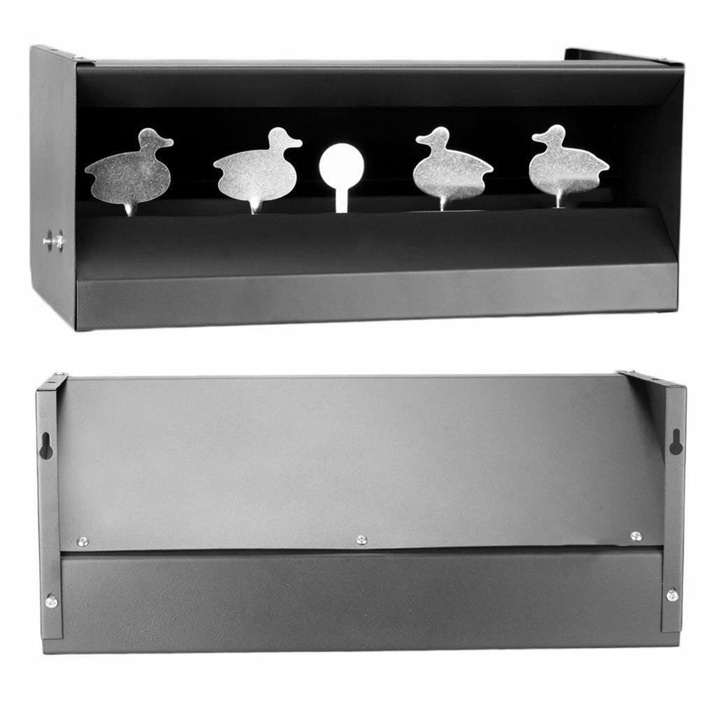 Bersaglio magnetico anatre 4+1 per carabina aria compressa co2 plinking paintball softair