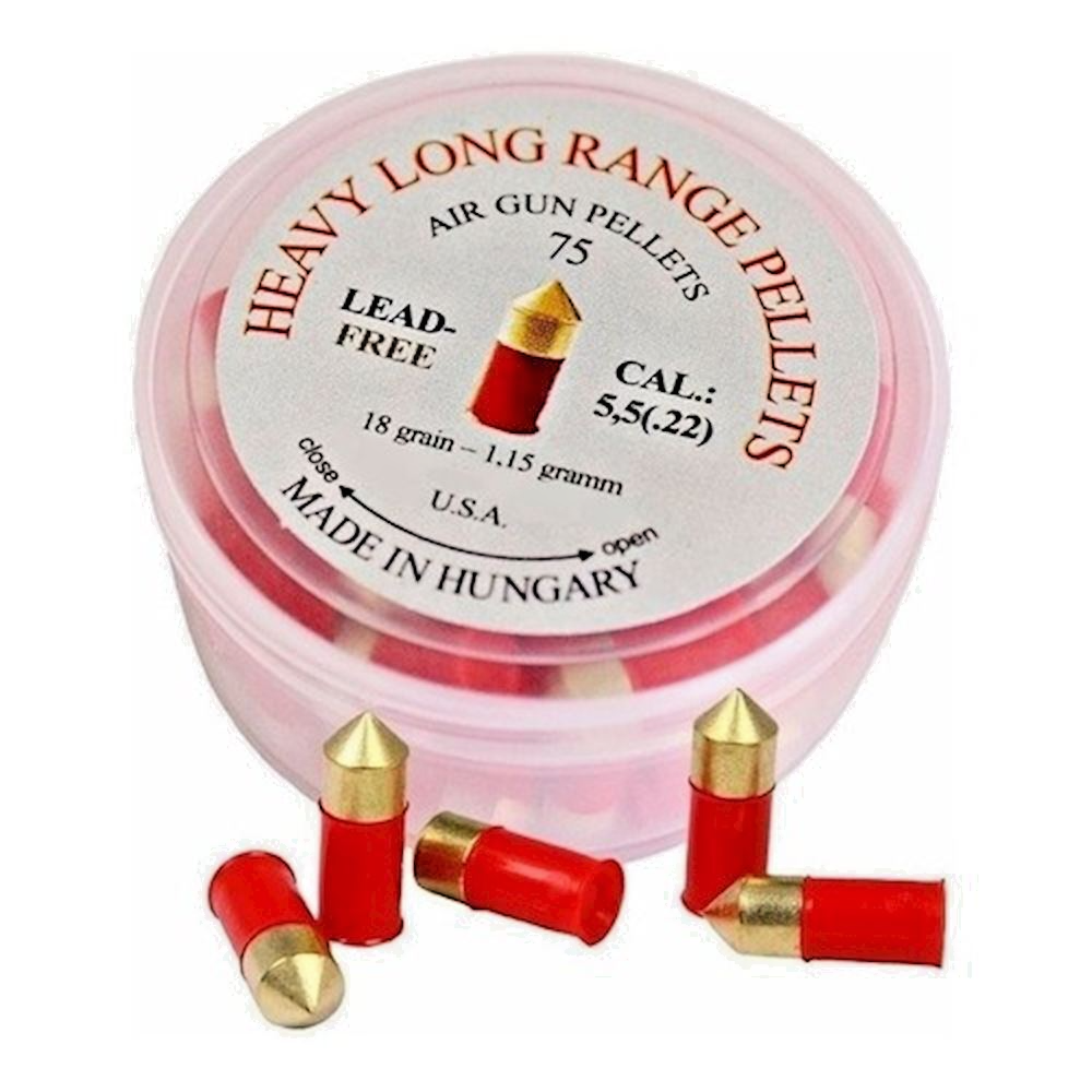 Piombini 5.5mm Skenco heavy long range pellets carabina aria compressa airgun