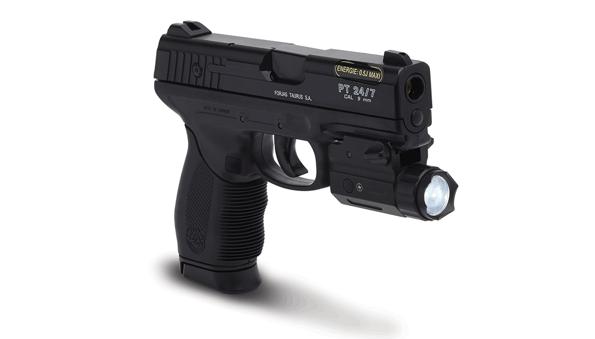 Torcia tattica a led con attacco sgancio rapid Konus 360 lumen impermeabile 3940