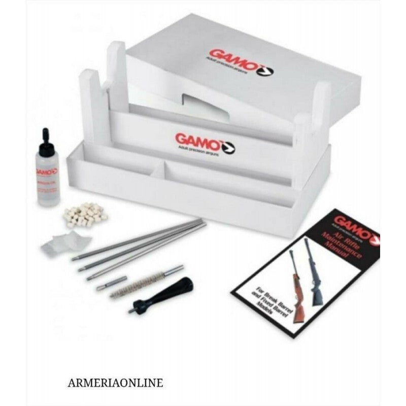 Gamo air rifle cleaning kit for maintenance, 4.5 airgun pellets 