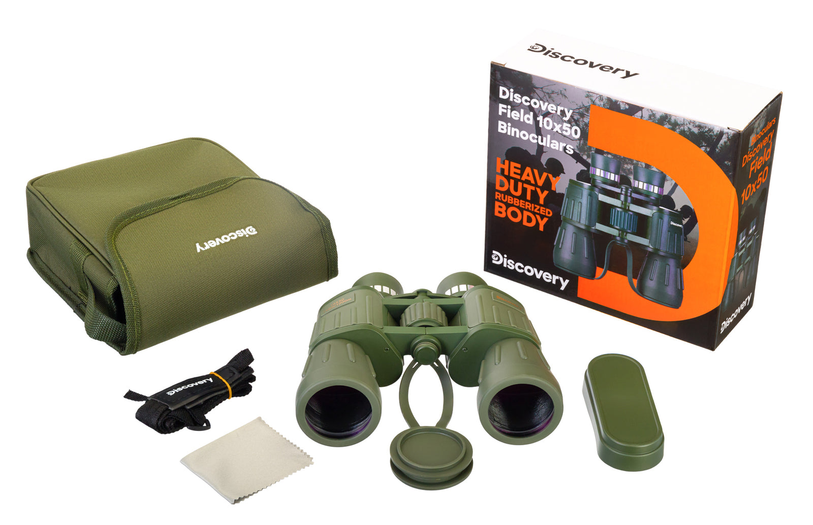Levenhuk Discovery Field Professional Binoculars for Birdwatching, Hunting, and Fishing 