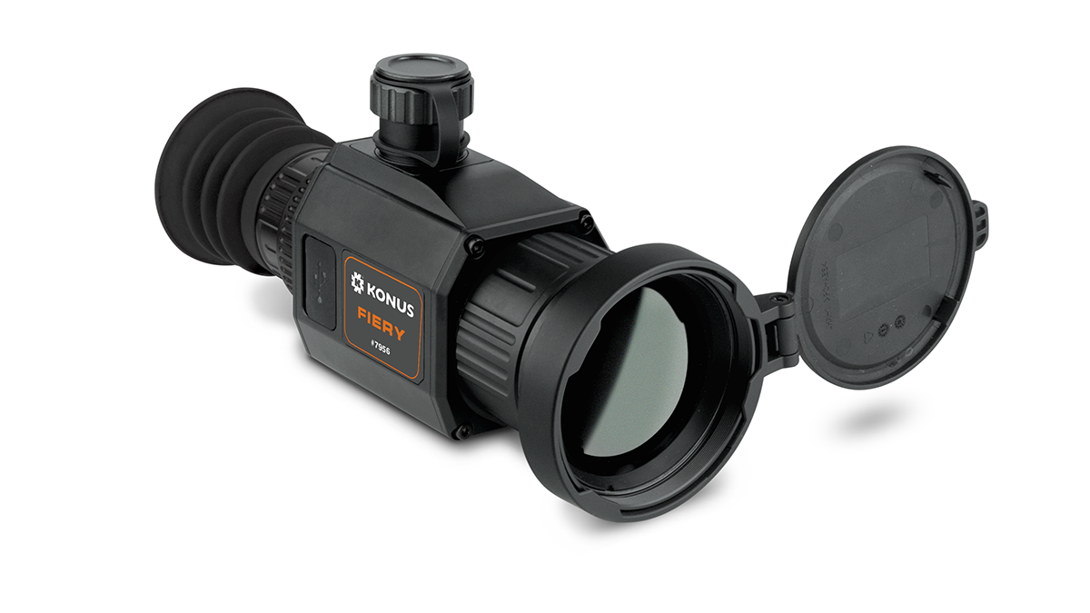 Visore termico notturno ottica da mira Konus Fiery Clip On caccia Hunting Rifle
