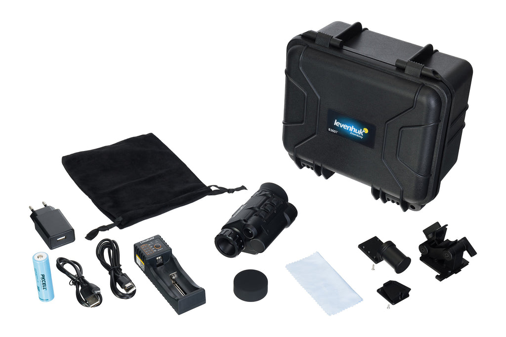 Visore notturno monoculare digitale Levenhuk Halo NVM50 Helmet softair caccia