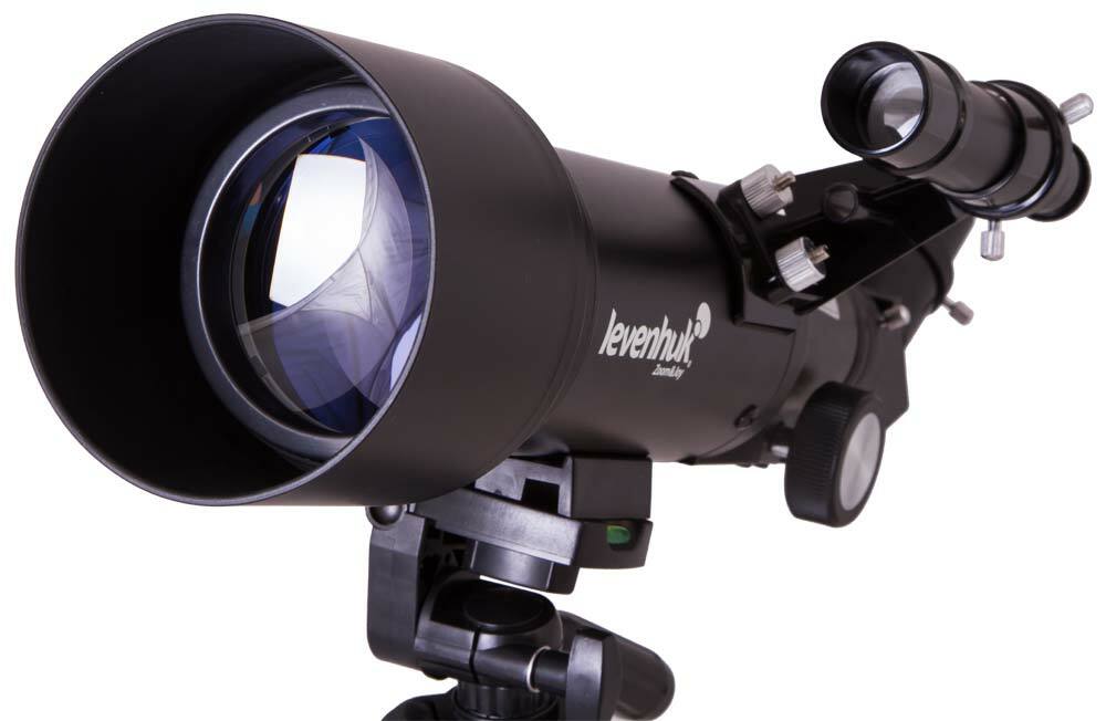 telescopio astronomico levenhuk skyline travel 70 rifrattore con treppiede borsa