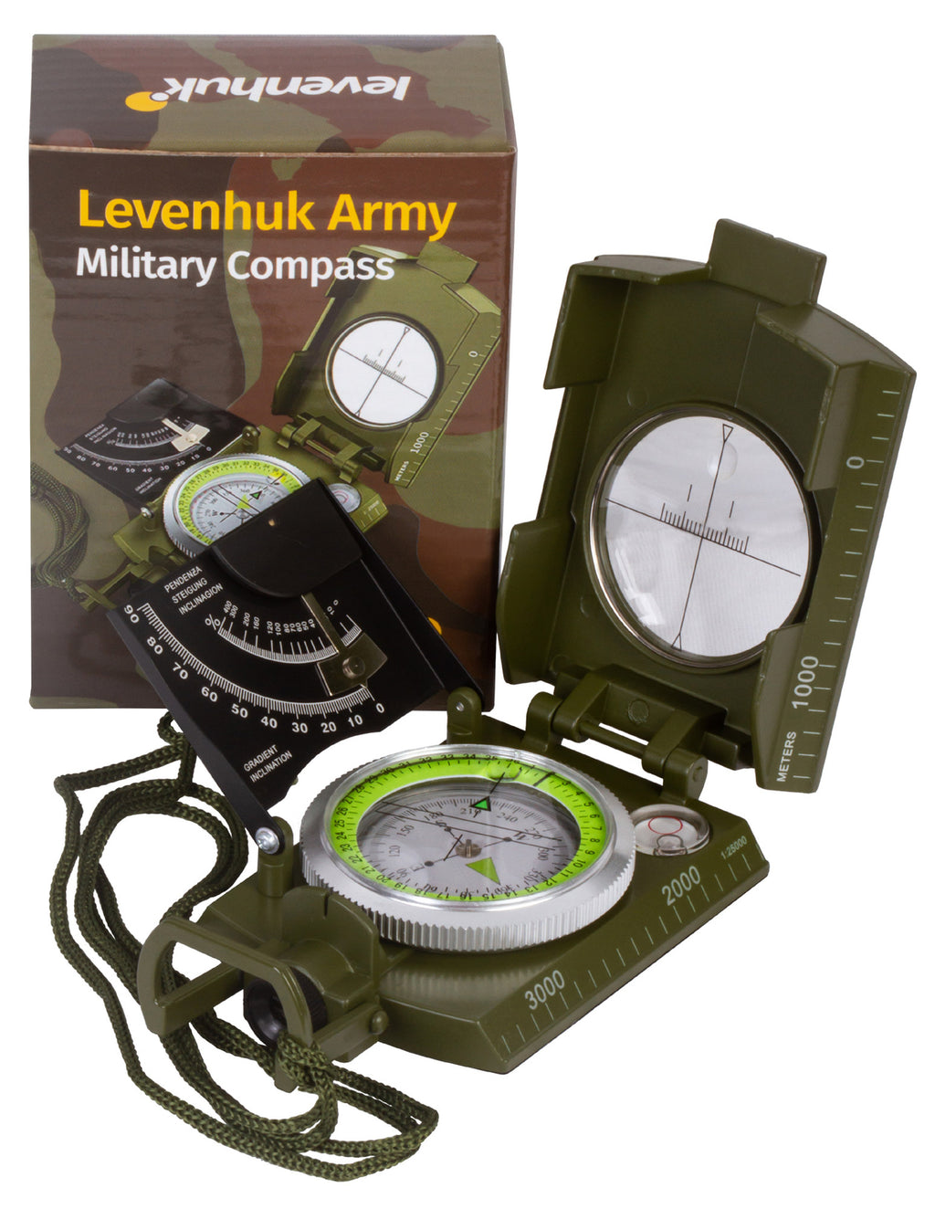 Bussola Levenhuk Army AC20 militare caccia nautica campeggio scout escursionismo