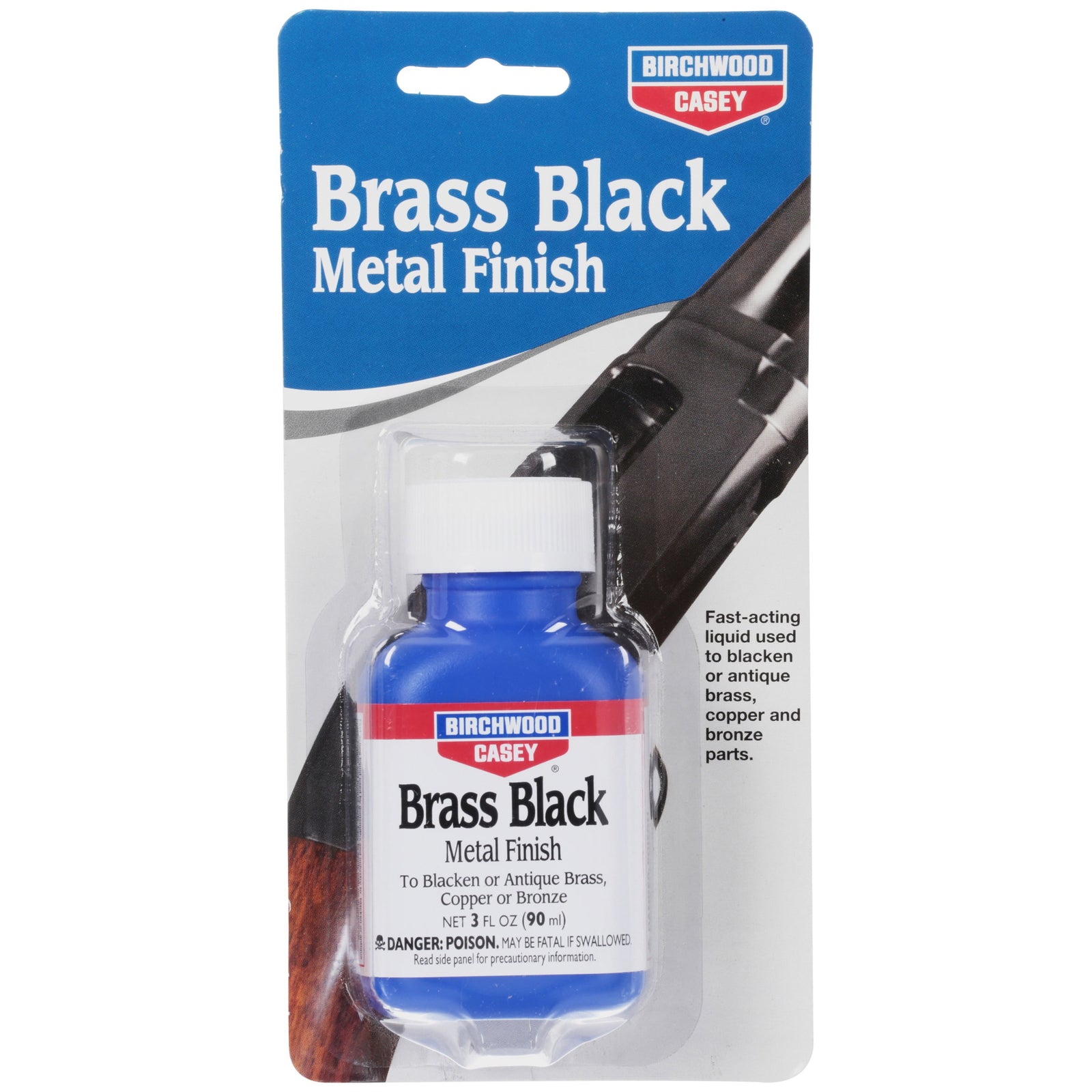 Brunitore a freddo per ottone bronzo rame colore nero Birchwood Casey restauro