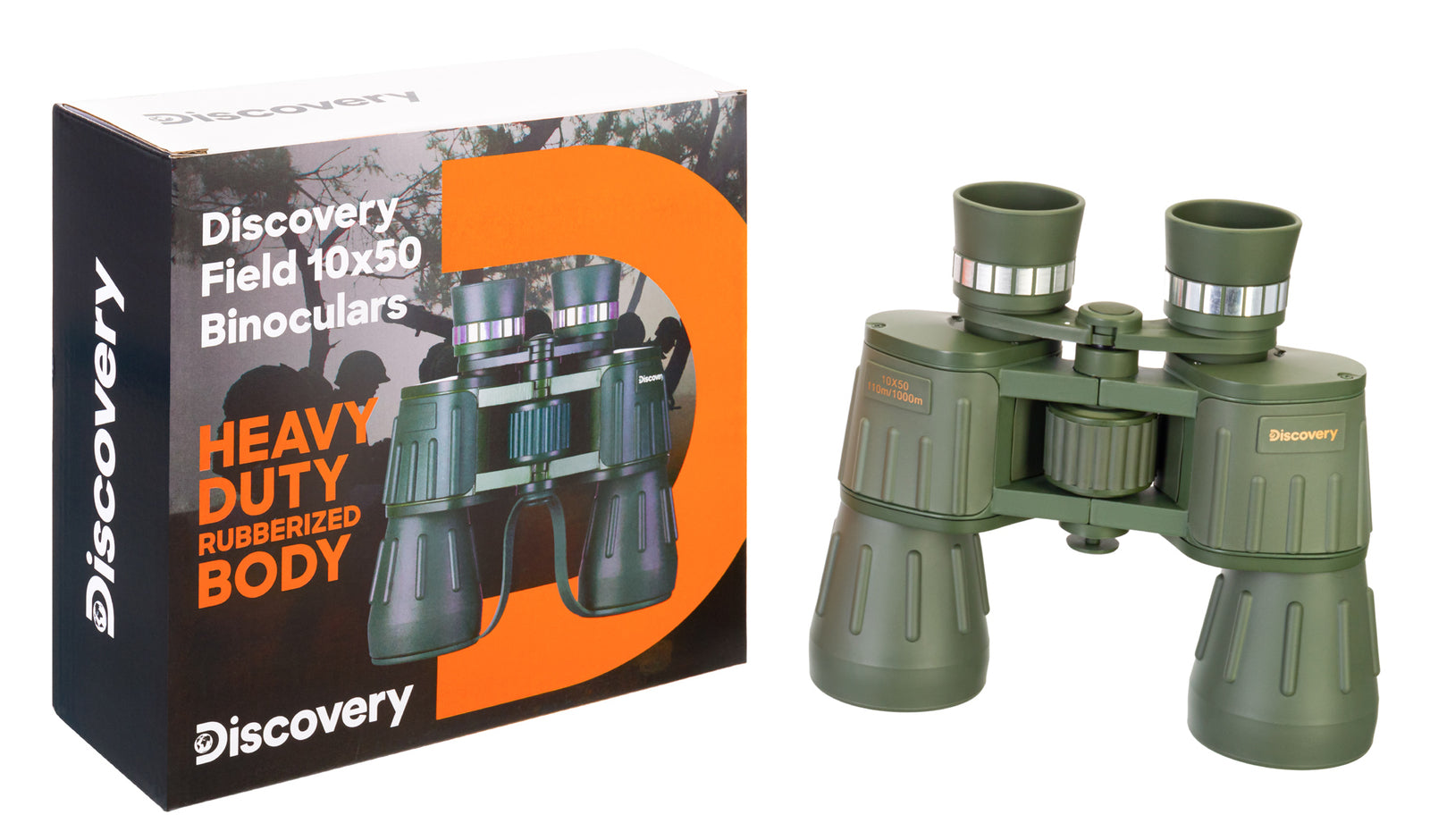 Levenhuk Discovery Field Professional Binoculars for Birdwatching, Hunting, and Fishing 