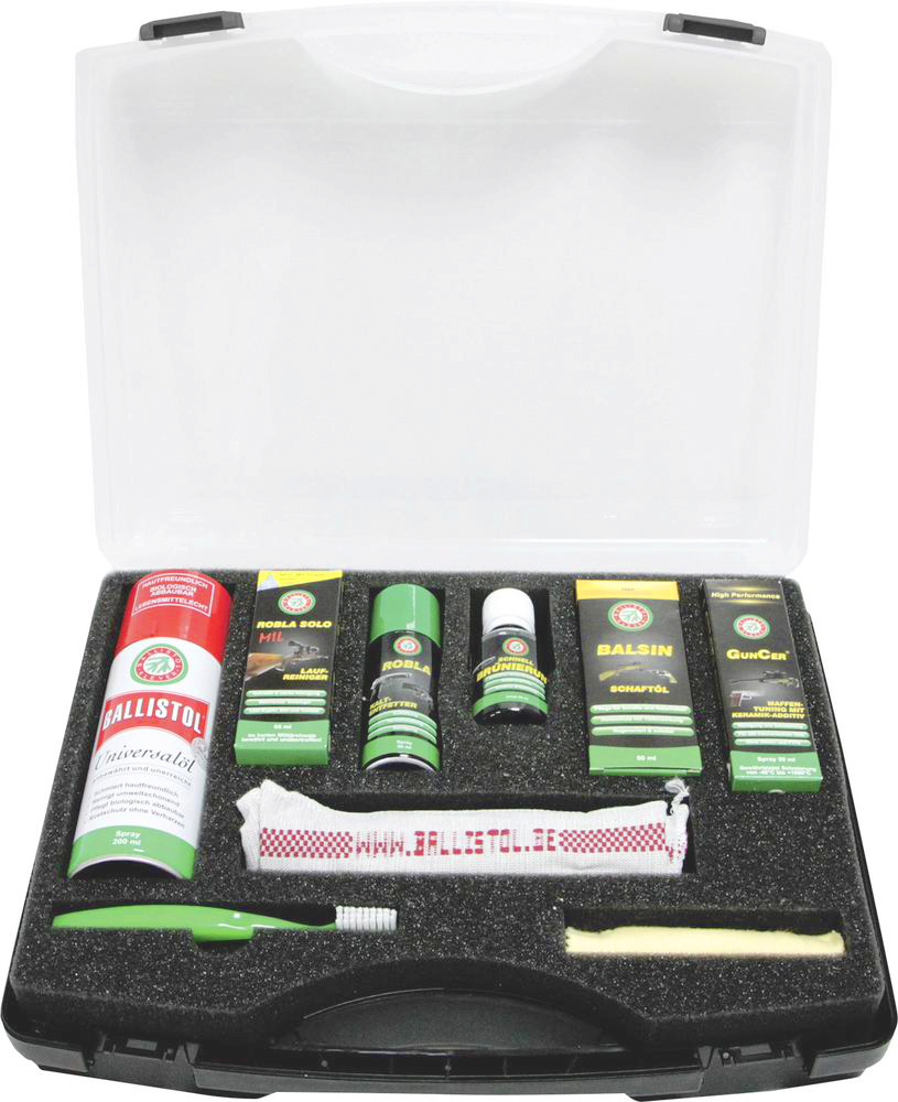 Kit Ballistol Manutenzione Armi Completo Olio Brunitore Sgrassatore Solvente