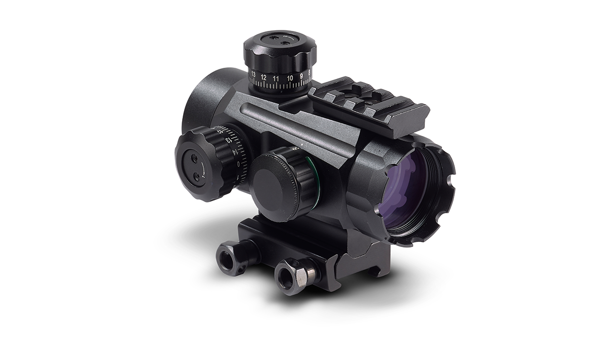 RED DOT PUNTO ROSSO O VERDE KONUSIGHT IX35 KONUS PUNTATORE OTTICA CARABINA 7378