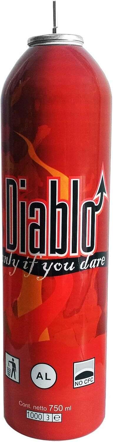 Green gas softair diablo 750 ml al propano potenza superiore airsoft paintball