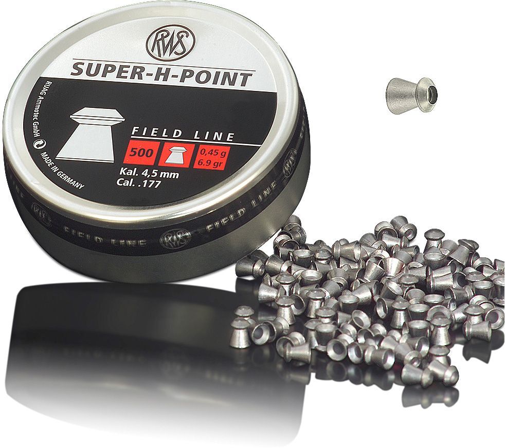 Piombini 4.5mm Rws Super H Point Pallini Carabina Aria Compressa Co2 Airgun