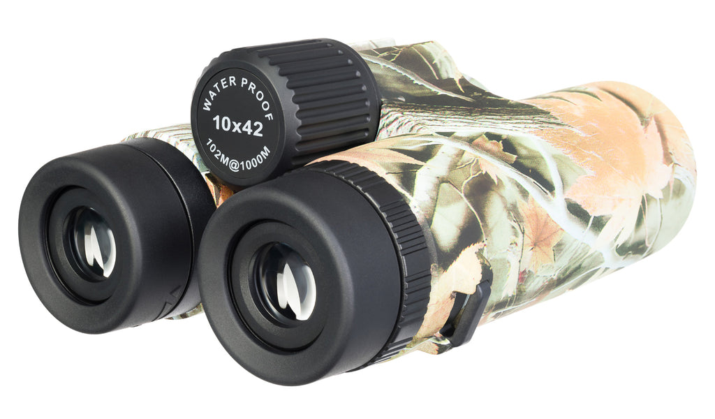 Binocolo professionale con reticolo levenhuk camo 10x42 da caccia trekking sport