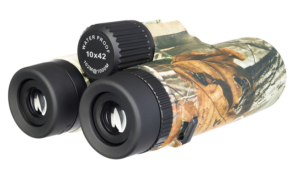 Binocolo professionale con reticolo levenhuk camo 10x42 da caccia trekking sport