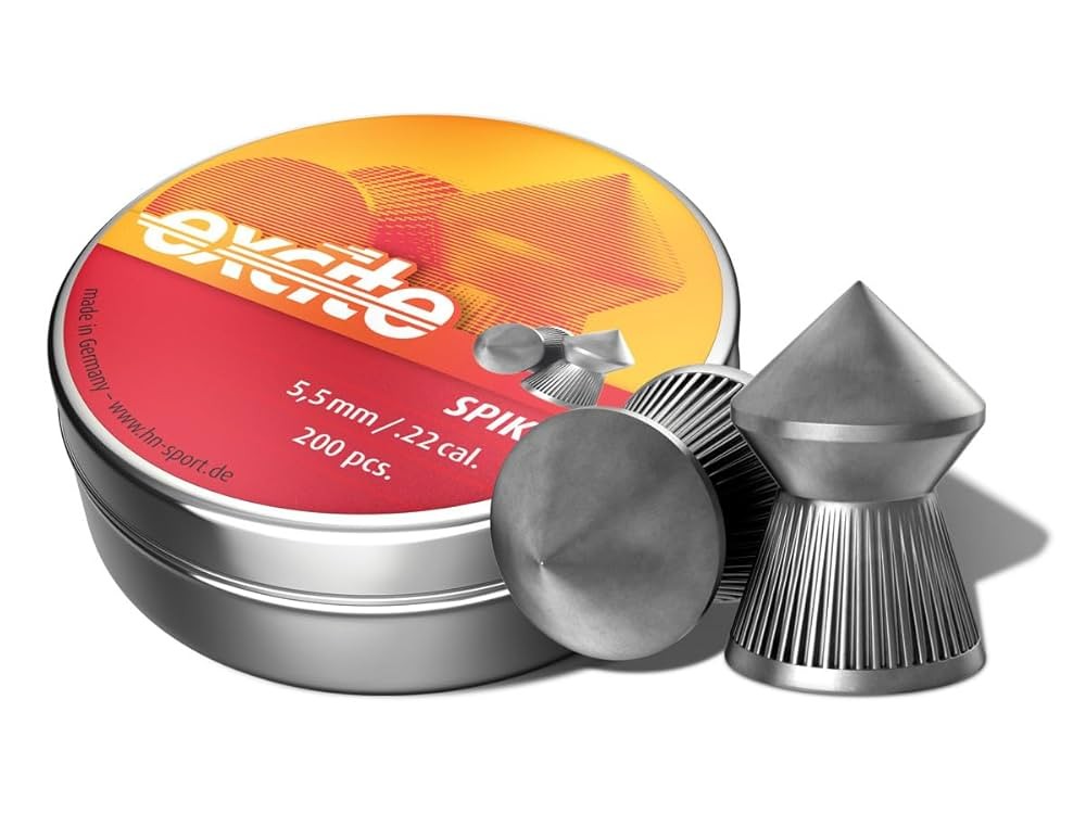 Piombini 5.5mm h&n excite spike per carabina aria compressa plombs plinking co2