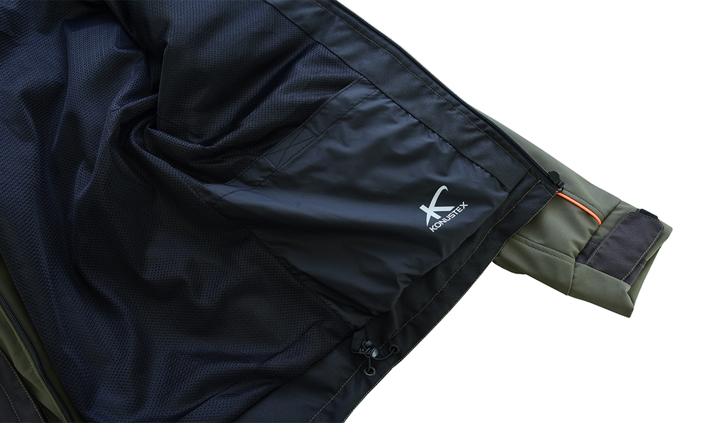 Giacca tecnica da caccia Kreato impermeabile waterproof trekking tempo libero