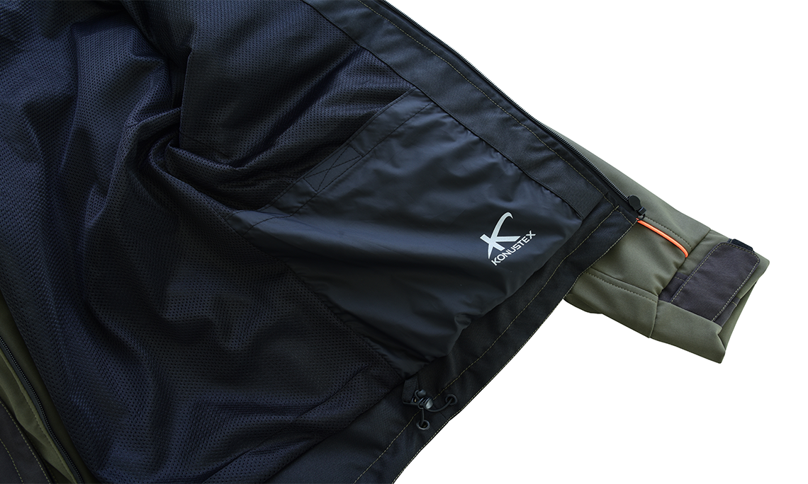 Giacca tecnica da caccia Kreato impermeabile waterproof trekking tempo libero