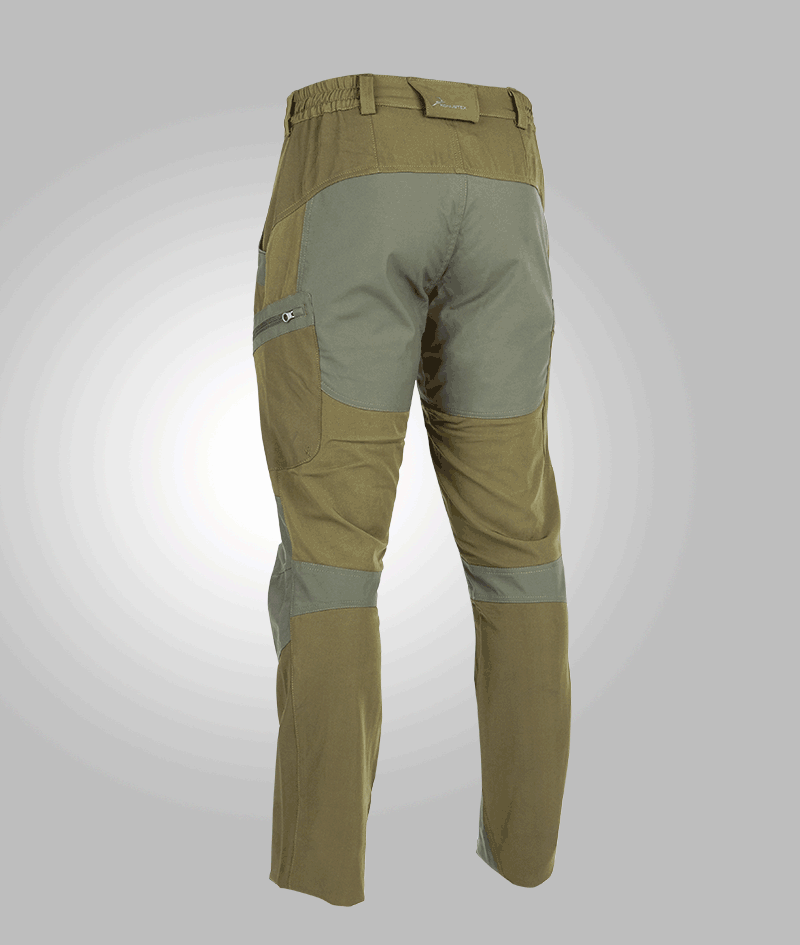 PANTALONE DA CACCIA TREKKING MILGAME KONUSTEX ELASTICIZZATO VERDE ABBIGLIAMENTO