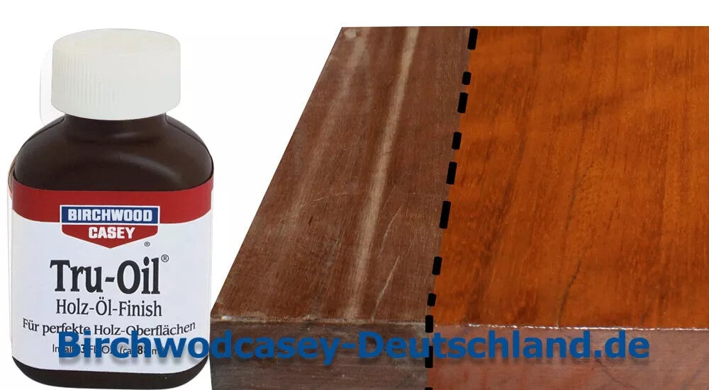 Birchwood Casey Tru Oil 90 ml Gun Stock Finish olio per legno liuteria chitarra