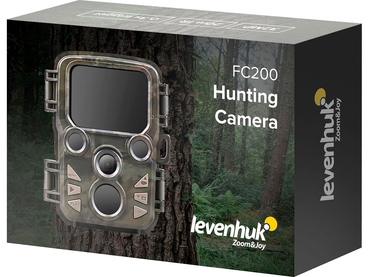 Fotocamera da caccia levenhuk FC200 fototrappola videocamera night vision 82872