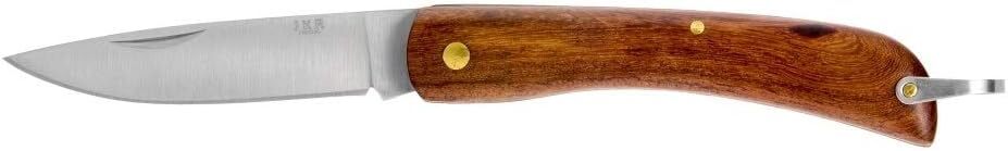 Coltello pieghevole da caccia tascabile campeggio pesca escursionismo legno