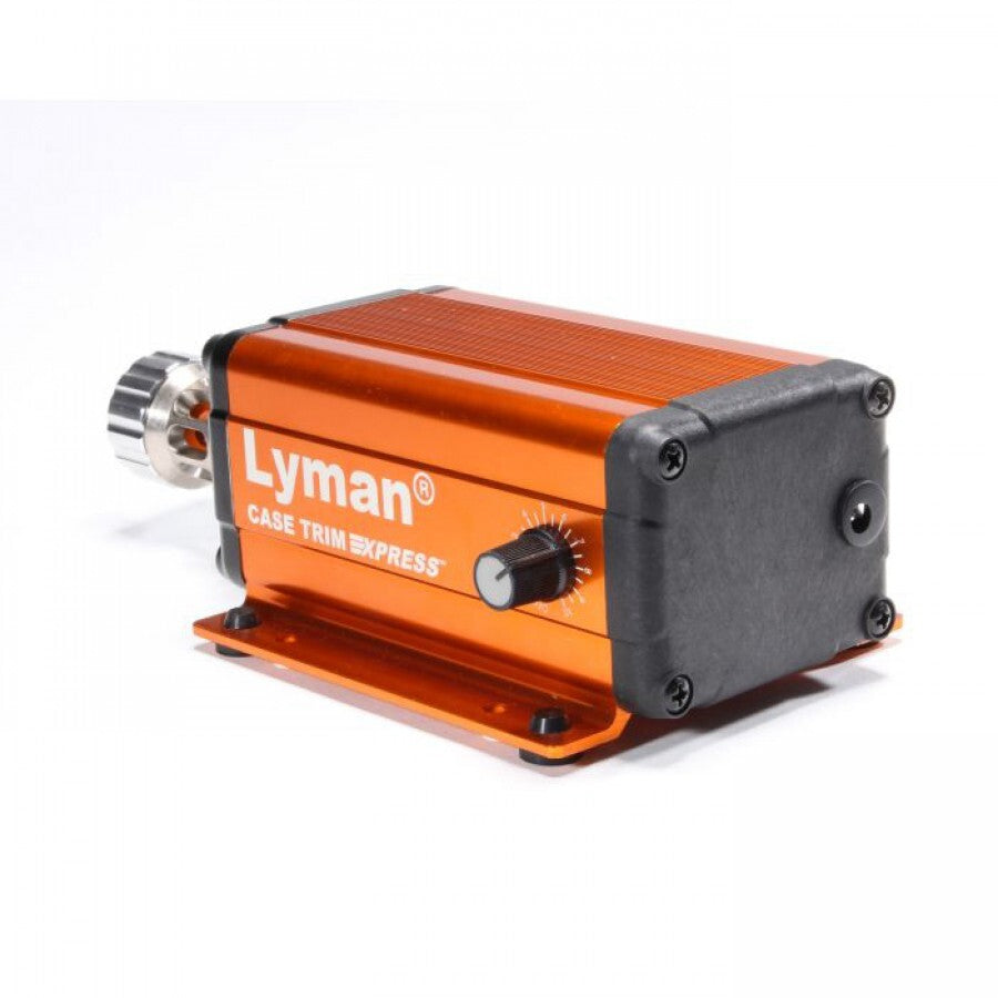 LYMAN Brass Smith Case Trim Express Lathe with 10 Reloading Bushings 