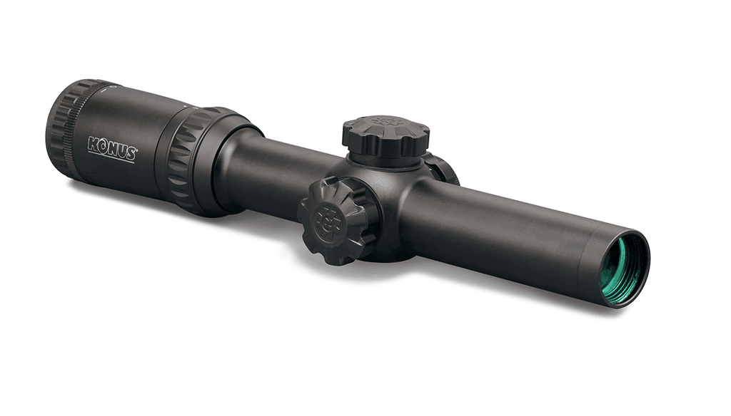 OTTICA DA MIRA DA CACCIA KONUSPRO M-30 1-4x24 RETICOLO ILLUMINATO POLIGONO 7184