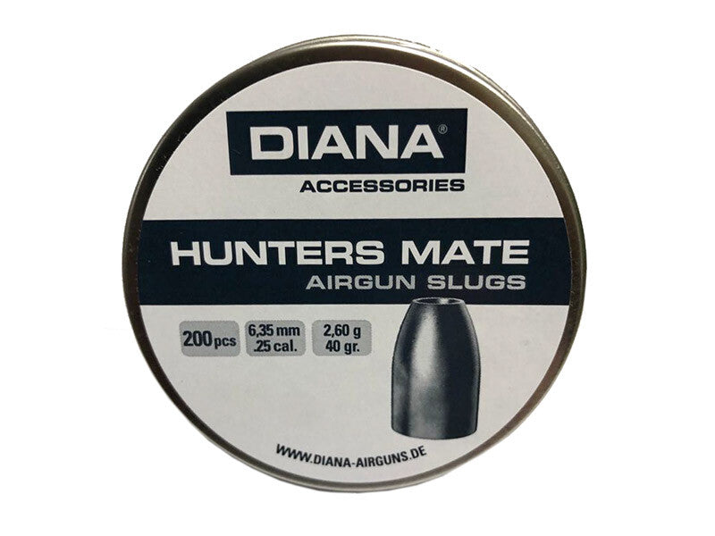 Piombini 5.5mm 22 Diana Hunters Mate Slugs airguns pellets plinking co2 pallini