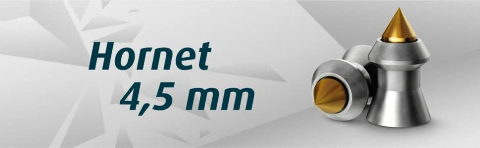H&N Hornet Piombini 4.5mm 177 Pointed 225pz Aria Compressa CO2 Caccia