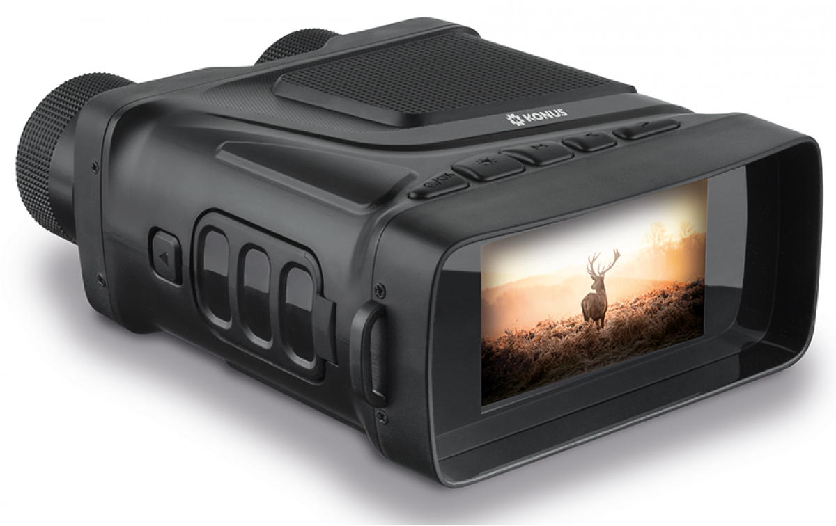 Visore notturno binoculare digitale Konuspy-15 1X-5X night vision caccia 7936